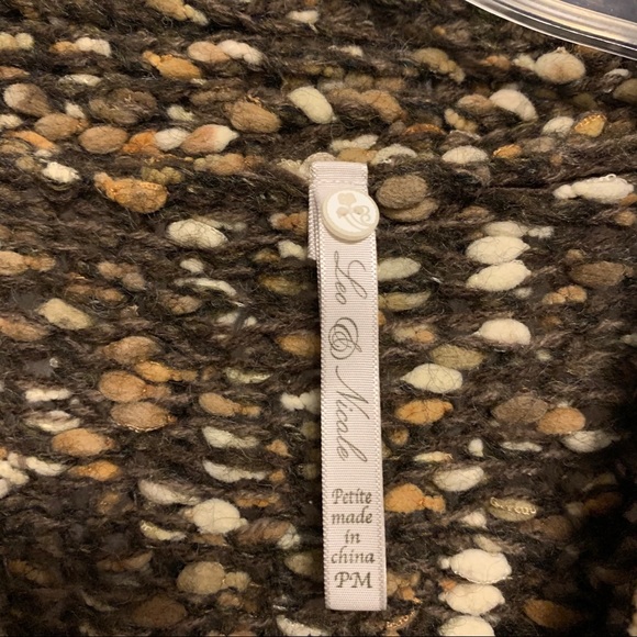 LEO and NICOLE Wool Blend Sweater Women's Size M Petite - Picture 7 of 7